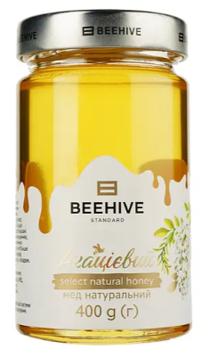 Мед натуральний Beehive Акацієвий, 400 г